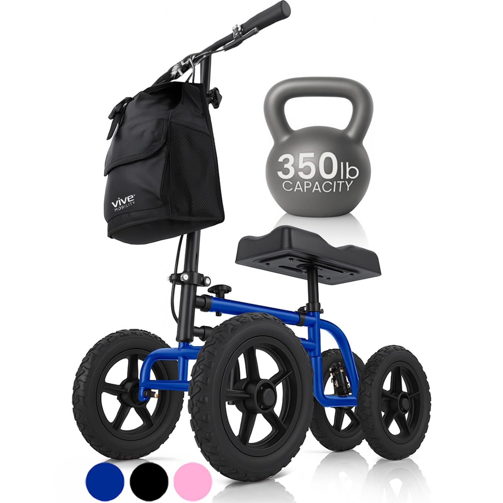 Vive Mobility All Terrain Knee Scooter Walker for Foot